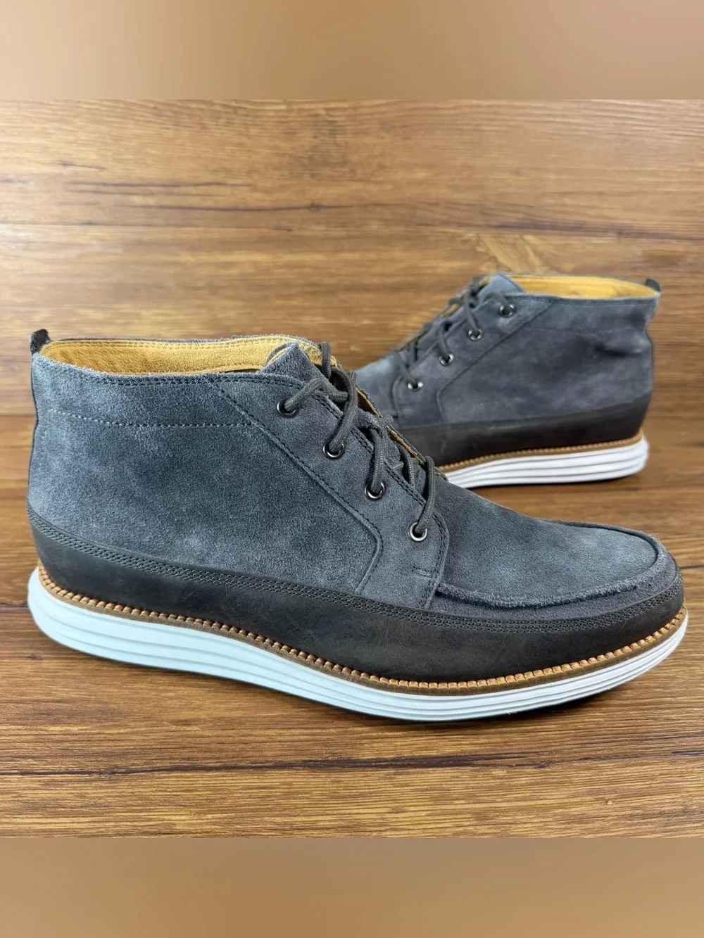 Cole Haan Lunargrand Chukka Boots Men’s Size 11 Suede Shoes